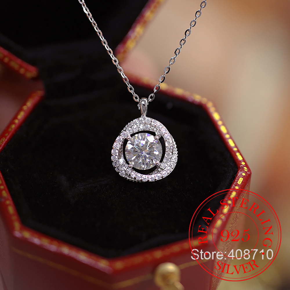 925 Sterling Silver Jewelry Ex - Crystal Choker Necklace 评论和价格