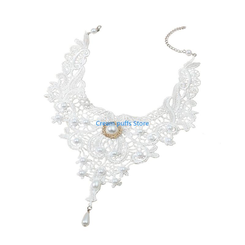 50LE Lace Choker Necklaces Got - Crystal Choker Necklace 评论和价格