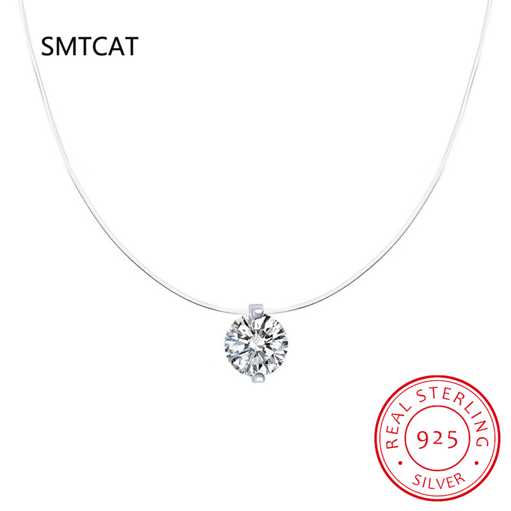 0.5-2CT D Color Moissanite Nec - Crystal Choker Necklace 评论和价格