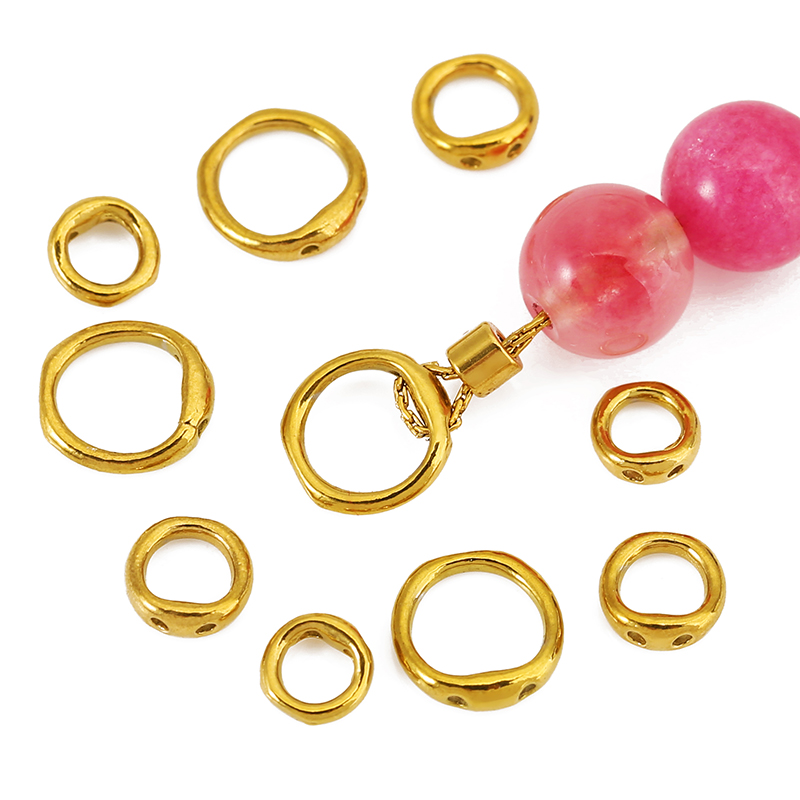 30pcs 5/6/8mm Stainless Steel  - Charm Bracelet Beads 评论和价格