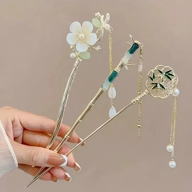 Elegant Chinese Style Hair Cli - Shop Jewelry & Watches Near Me 评论和价格