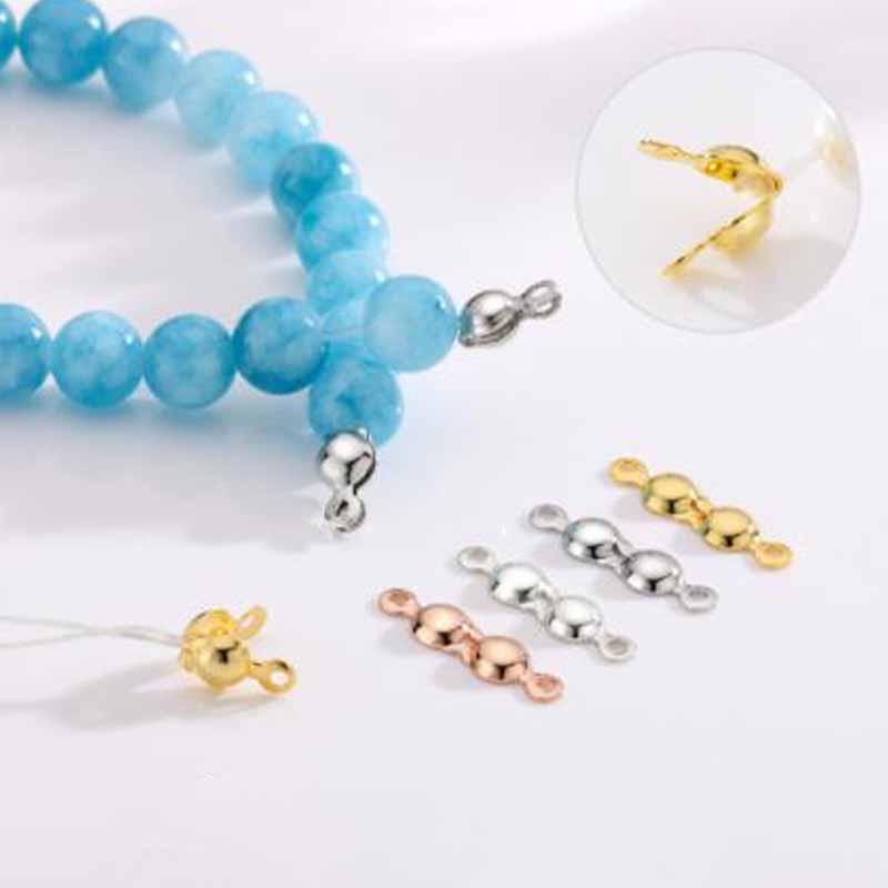 4pcs Genuine Real Pure Solid 9 - Charm Bracelet Beads 评论和价格