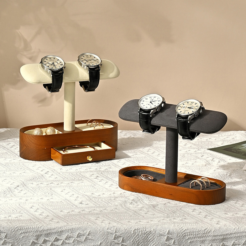 Oirlv Solid Wood Watch Organiz - Jewelry Watches & Accessories 评论和价格