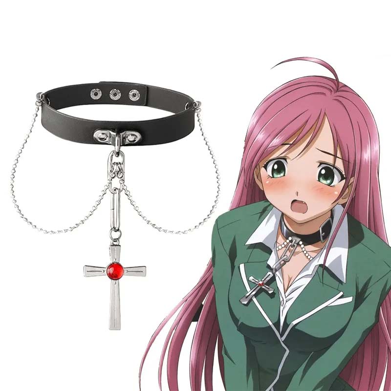 Anime Rosario And Vampire Red  - Crystal Choker Necklace 评论和价格