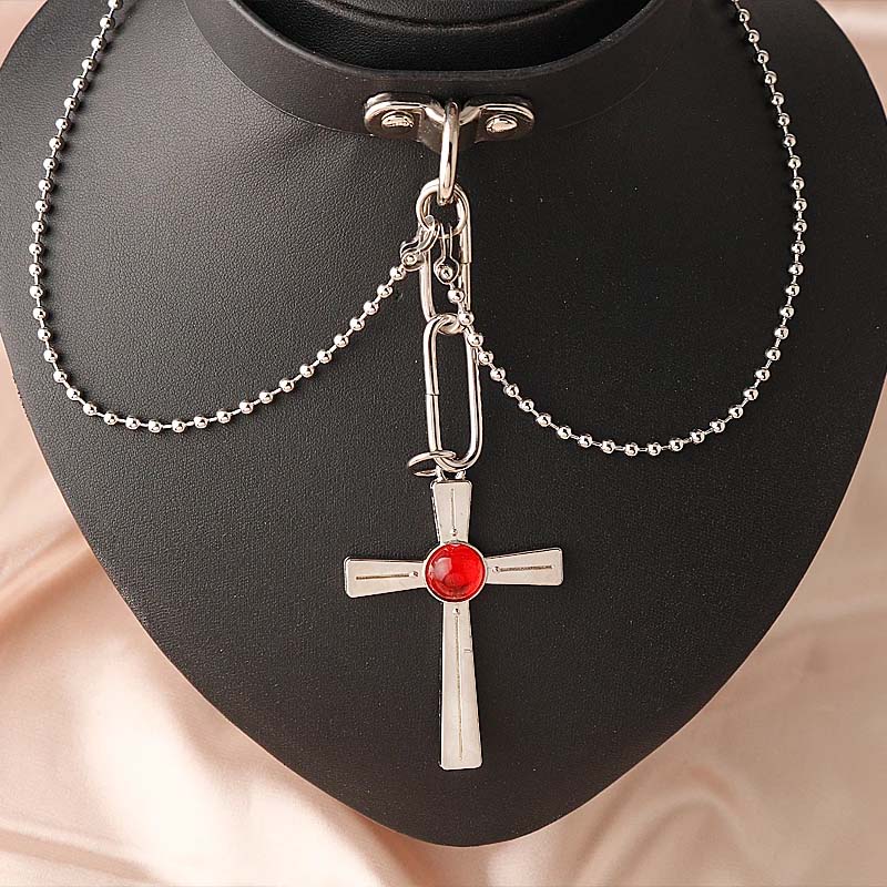Anime Rosario And Vampire Red  - Crystal Choker Necklace 评论和价格