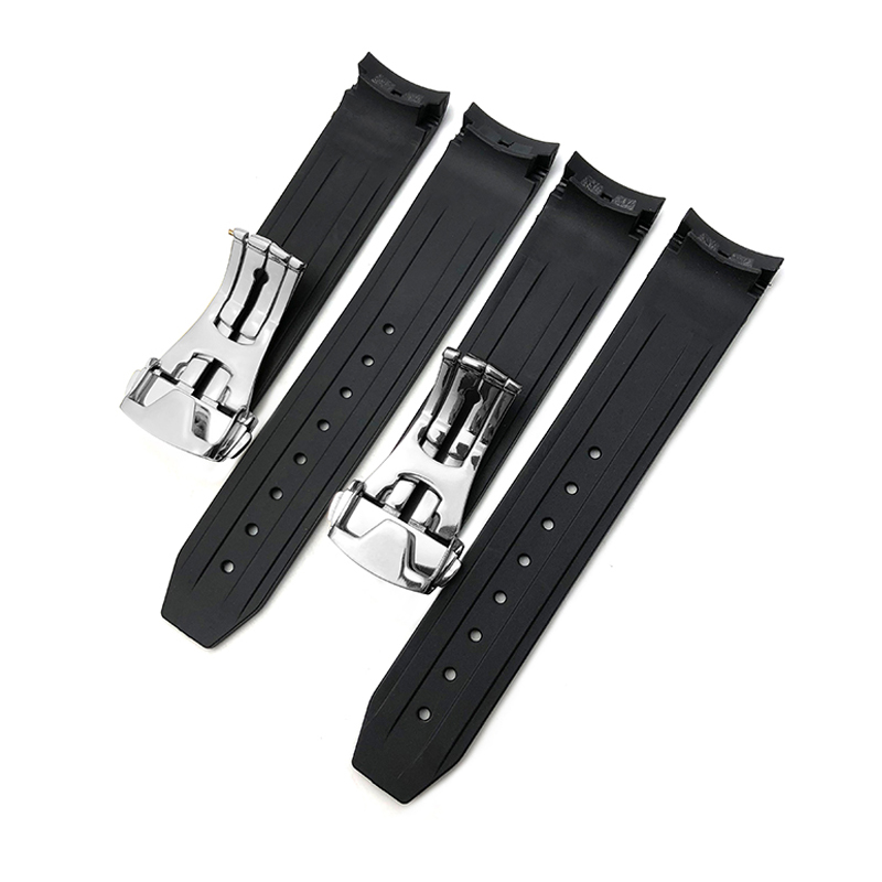Rubber Watchband For Omega Spe - Omega Watch Speedmaster 评论和价格