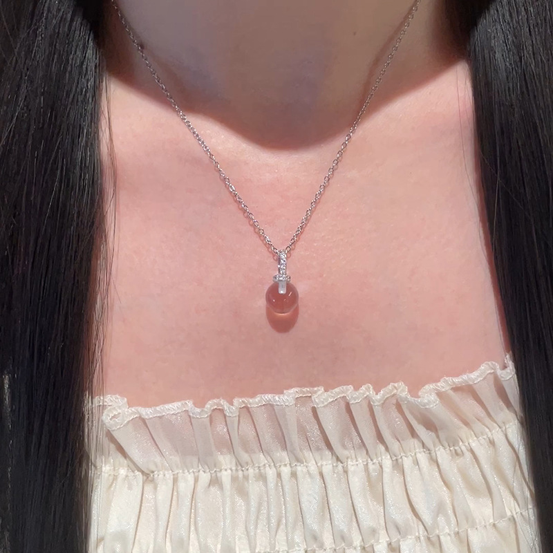 925 Sterling Silver Simple Tra - Crystal Choker Necklace 评论和价格