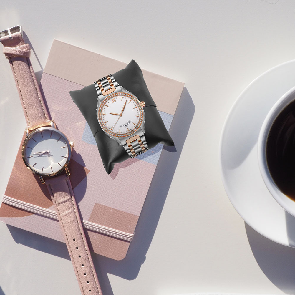 12Pcs Watch Display Pillow PU  - Jewelry Watches & Accessories 评论和价格