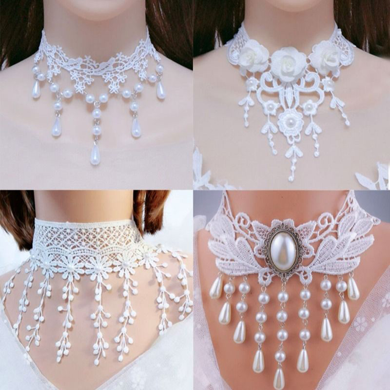 1pc Vintag Classic Gothic Tatt - Crystal Choker Necklace 评论和价格