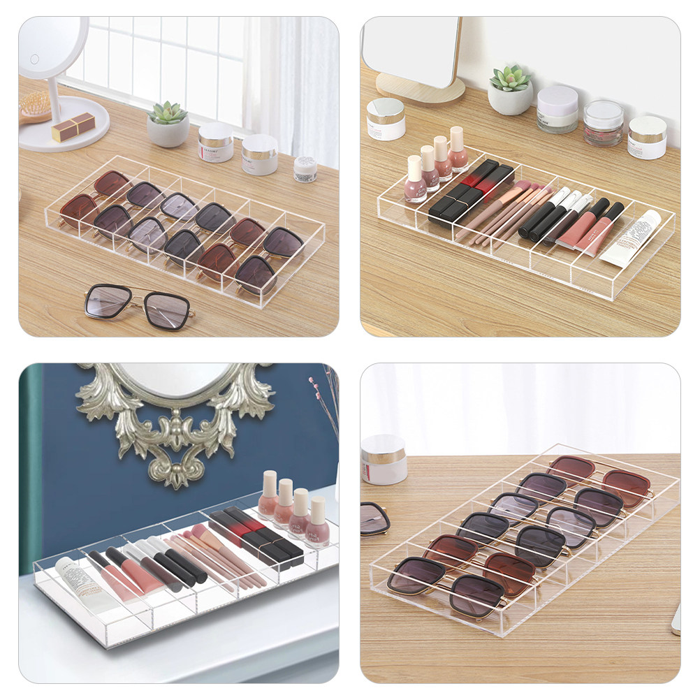 6 Slots Clear Acrylic Sunglass - Jewelry Watches & Accessories 评论和价格