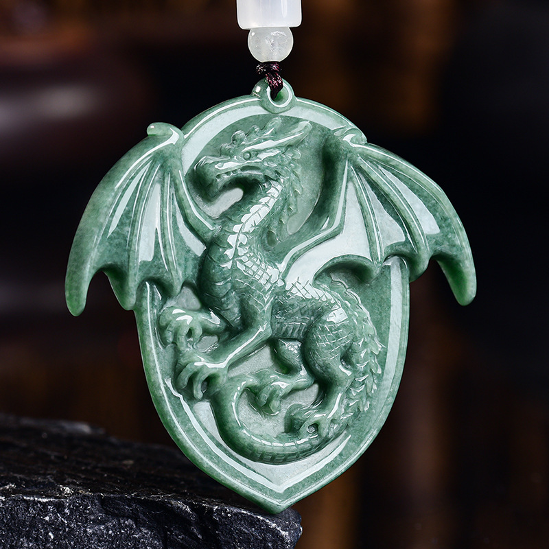 Natural Burmese Jadeite Dragon - Jewelry & Watches Spółka Z Ograniczoną Odpowiedzialnością Sp Z Oo 评论和价格