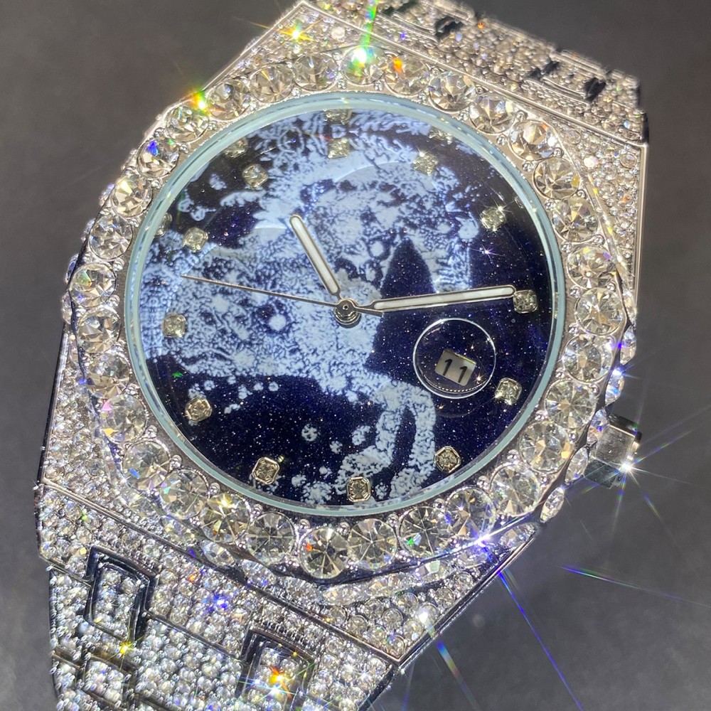 2026 Hip Hop Mens Quartz Watch - Jewelry Watches Luxury 评论和价格