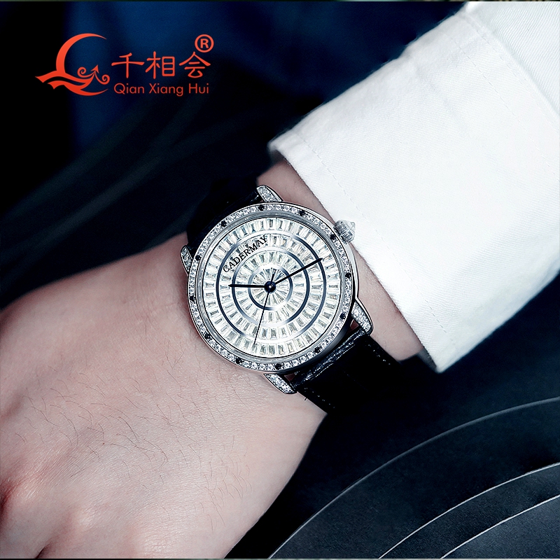 Full Moissanite baguette Wrist - Vvs Jewelry Watches 评论和价格