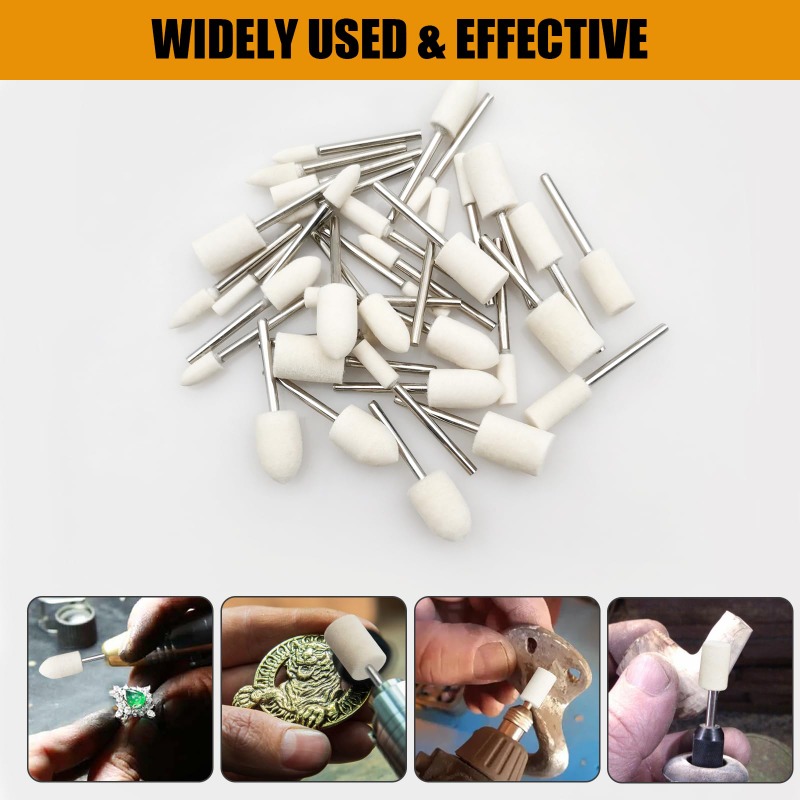 36Pcs/Set Wool Felt Polishing  - Jewelry Watches & Accessories 评论和价格